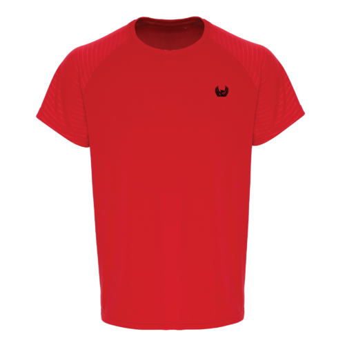 Flame Embossed Sleeve T Shirt | Sweat-Wicking Fabric | Phoenix Sports